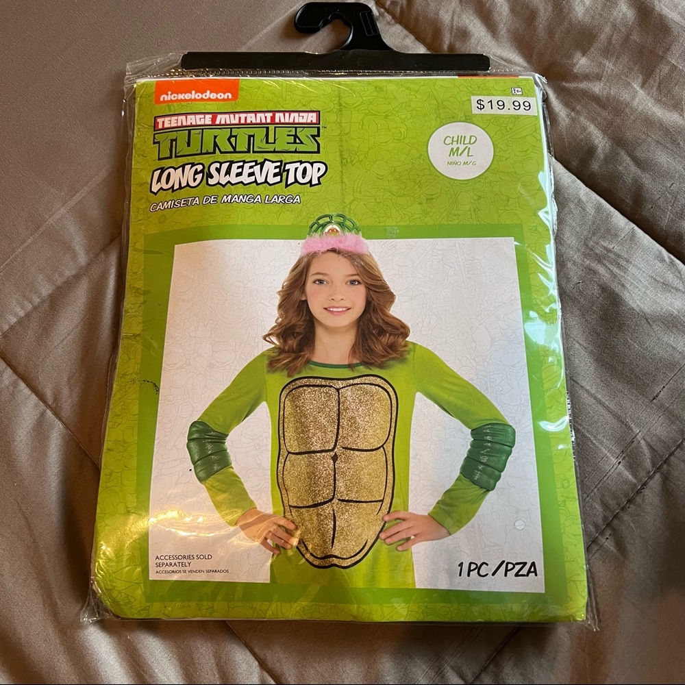 NWT | Kids Long Sleep Teenage Mutant Ninja Turtles Top | Size M/L |